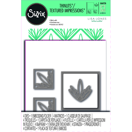 Sizzix Ornate Frame 2-D Impresslits Embossing Folder