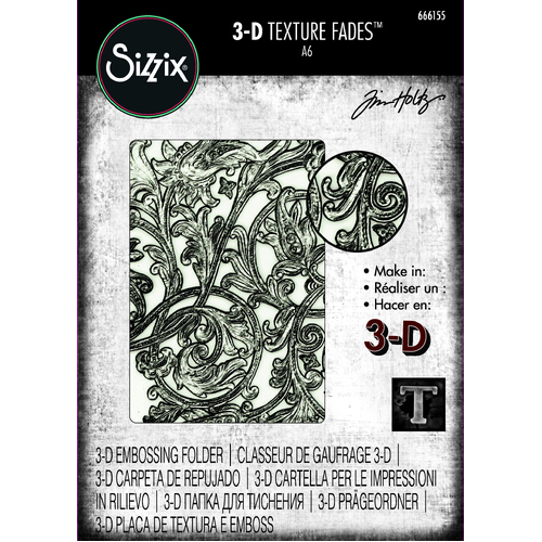 Tim Holtz Entangled 3-D Texture Fades Embossing Folder