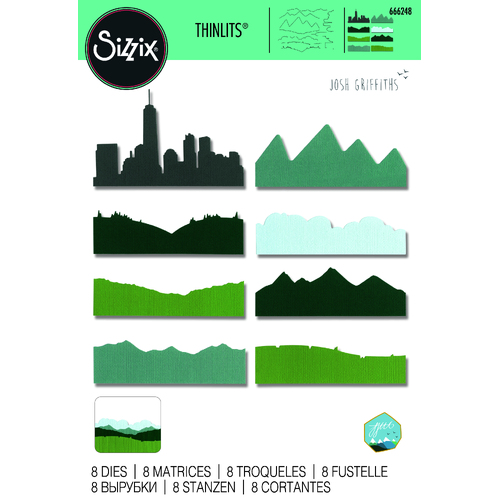 Sizzix Skyline Silhouettes Thinlits Die Set