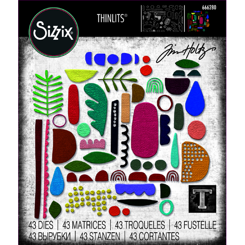 Tim Holtz Abstract Elements Thinlits Die Set