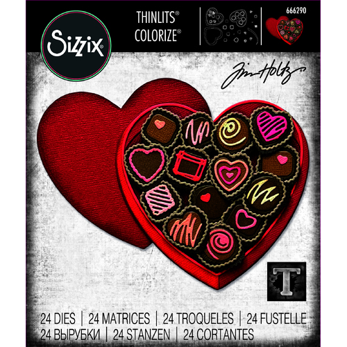 Tim Holtz True Love Colorize Thinlits Die Set