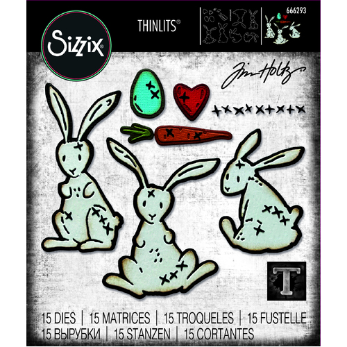 Tim Holtz Bunny Stitch Thinlits Die Set