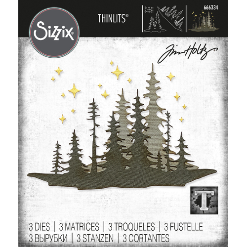 Tim Holtz Forest Shadows Thinlits Die Set