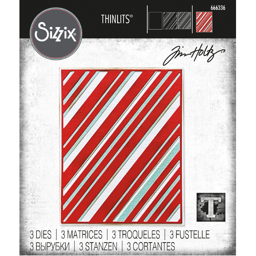 Tim Holtz Layered Stripes Thinlits Die Set
