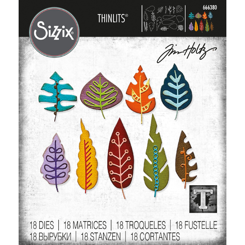 Tim Holtz Artsy Leaves Thinlits Die Set