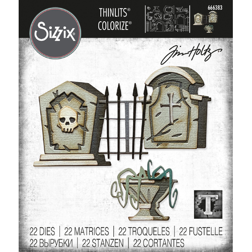 Tim Holtz Graveyard Colorize Thinlits Die Set