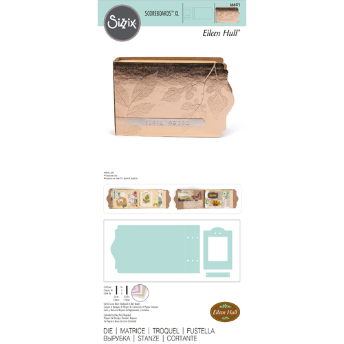 Sizzix Field Notes & Specimen ScoreBoards XL Die