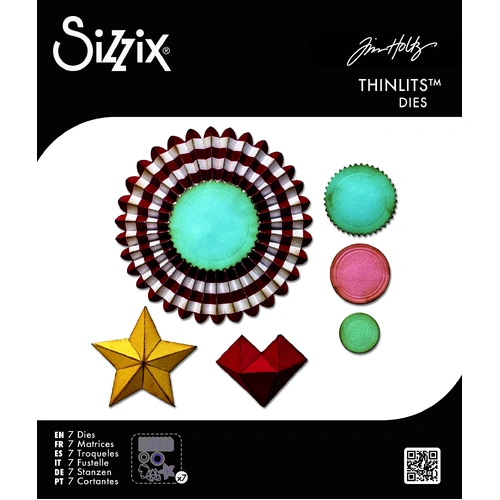 Sizzix Thinlits Die Vault Rosettes by Tim Holtz