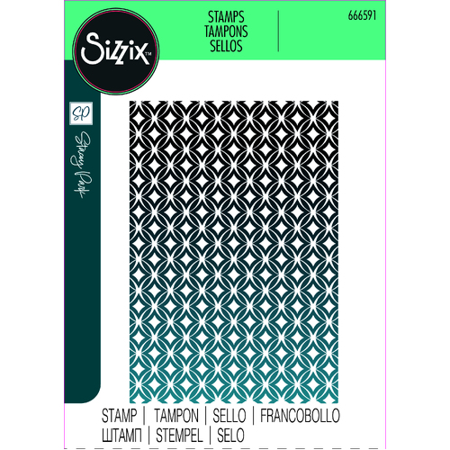 Sizzix Clear Stamp Set Cosmopolitan, Uptown by Stacey Park 