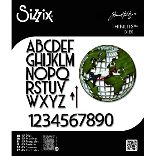 Sizzix Thinlits Die Vault World Travel by Tim Holtz