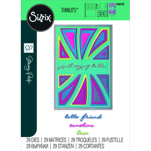 Sizzix Thinlits Die Set 29PK Cosmopolitan, Swank Spirals by Stacey Park