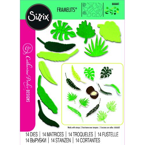 Sizzix Thinlits Die Set 14PK Stay Wild #2 by Catherine Pooler