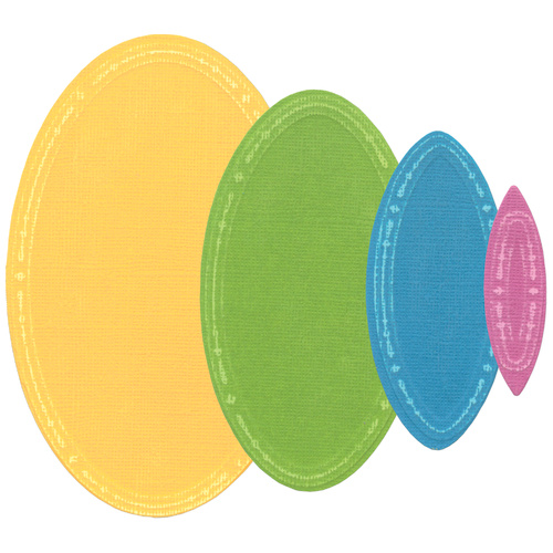 Sizzix Framelits Die Set 9PK???  Fanciful  Reversed, Clare Classic Ovals by Stacey Park