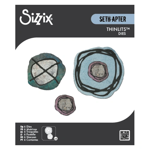 Sizzix Thinlits Die Set 6PK Twisters by Seth Apter