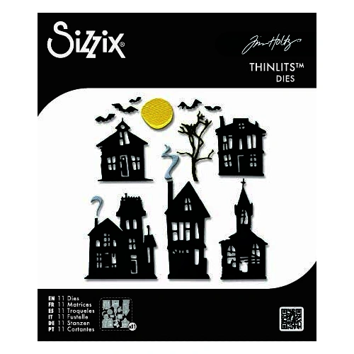 Sizzix Thinlits Die Set 11PK Vault Ghost Town by Tim Holtz