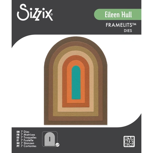 Sizzix Framelits Die Set Tunnel Arches 7/pkg by Eileen Hull