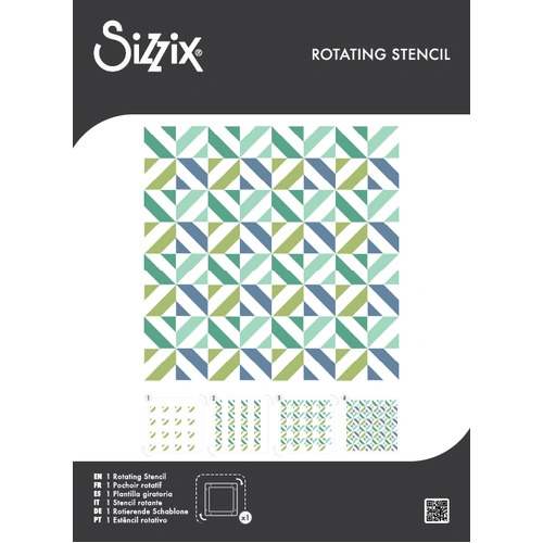 Sizzix Rotating Stencils 1PK Geo Blocks by Sizzix 
