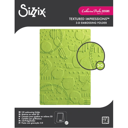 Sizzix 3D Textured Impressions Embossing Folder On the Spot by Catherine Pooler
