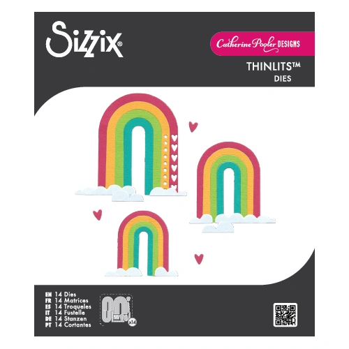 Sizzix Thinlits Die Set 14PK Rainbow Arches by Catherine Pooler