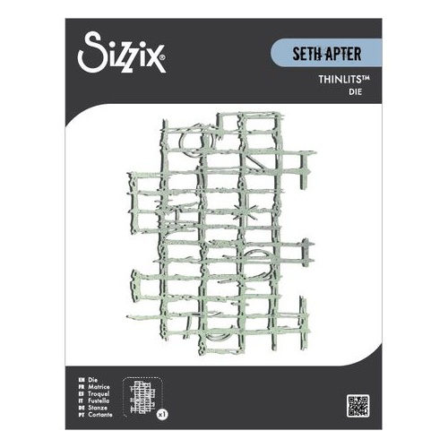 Sizzix Thinlits Die Set - Gridiron by Seth Apter
