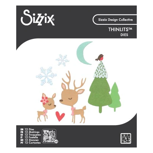 Sizzix Thinlits Die Set Hello Deer 