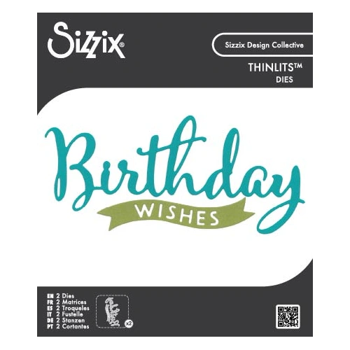 Sizzix Thinlits Die Set Grand Happy Birthday 