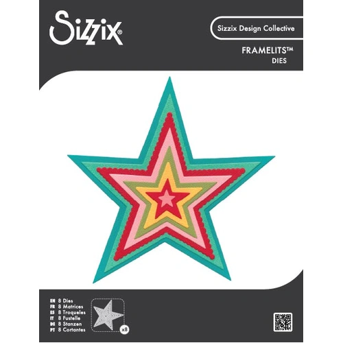 Sizzix  Framelit Die Set Stars