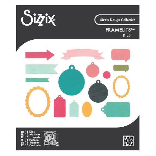 Sizzix Framelit Die Set Banners, Tags & Labels 