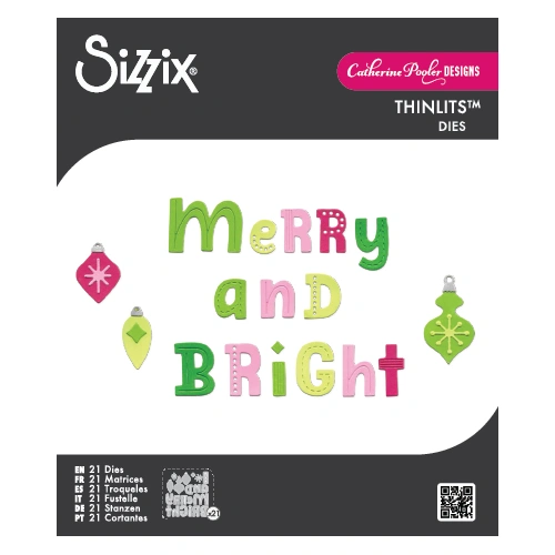 Sizzix Thinlits 21PK Die Set Oh So Merry by Catherine Pooler