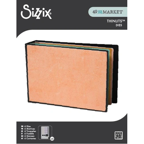 Sizzix Thinlits Die Set 6PK Build an Album by 49 & Market