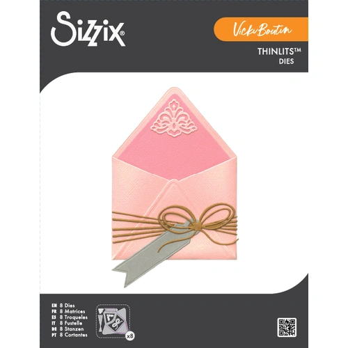 Sizzix Thinlits Die Set 8PK First Class Mail by Vicki Boutin