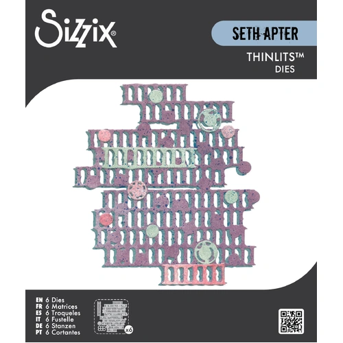 Sizzix Thinlits Die Set 6PK Stackers by Seth Apter