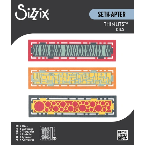 Sizzix Thinlits Die Set 4PK Sockets #1 by Seth Apter