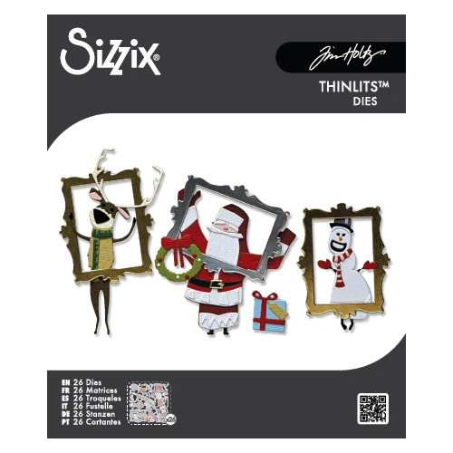 Sizzix Thinlits Die Set 26PK Vault Papercut Christmas by Tim Holtz