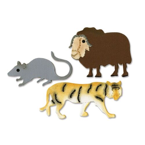 Sizzix Chinese New Year Animals #1 Bigz Die