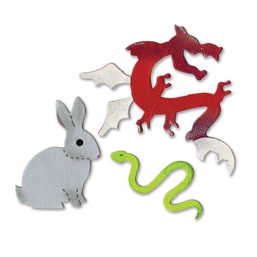 Sizzix Chinese New Year Animals #2 Bigz Die
