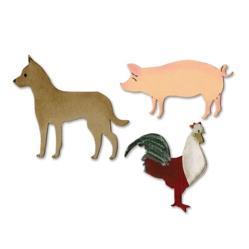 Sizzix Chinese New Year Animals #4 Bigz Die 