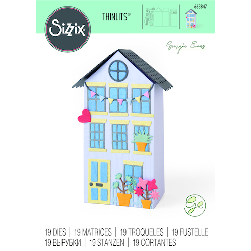 Sizzix Thinlits Die No Place Like Home by Georgie Evans