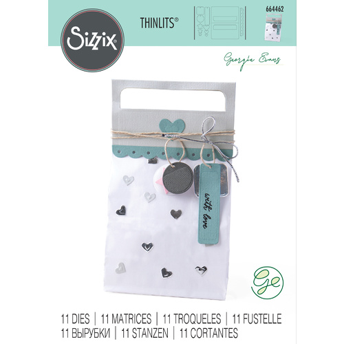 Sizzix Thinlits Die Party Bag Topper by Georgie Evans