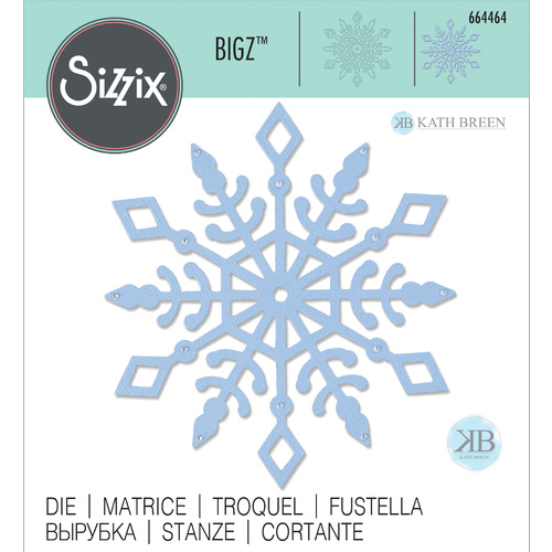Sizzix Bigz Die Snow Crystal by Kath Breen