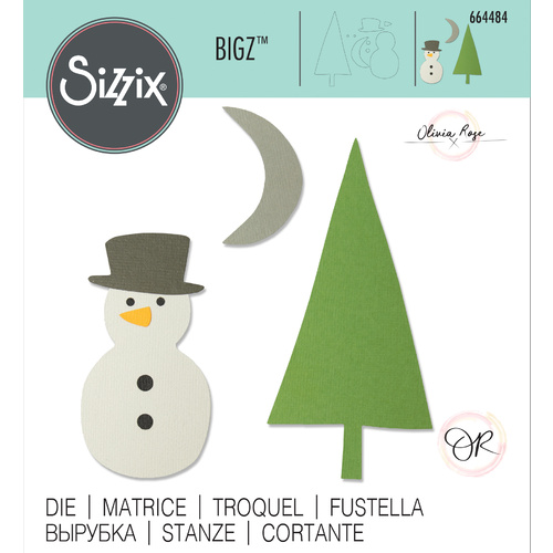 Sizzix Bigz Die Snow Scene by Olivia Rose