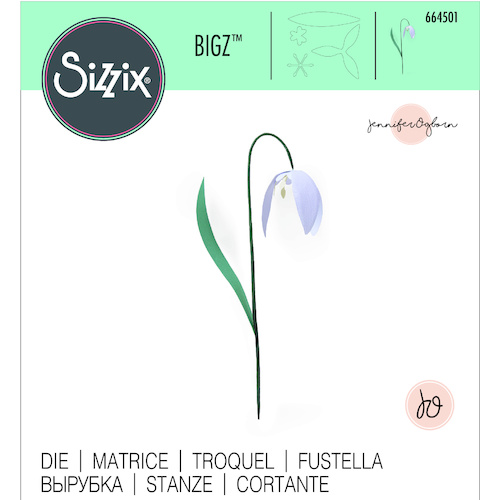 Sizzix Bigz Die Snowdrop by Jennifer Ogborn