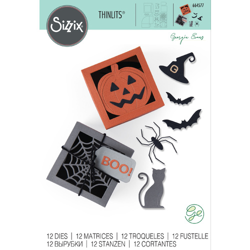 Sizzix Thinlits Die Box Spooky Silhouette by Georgie Evans