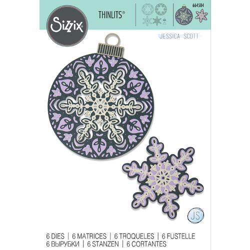 Sizzix Thinlits Die Layered Snowflake by Jessica Scott