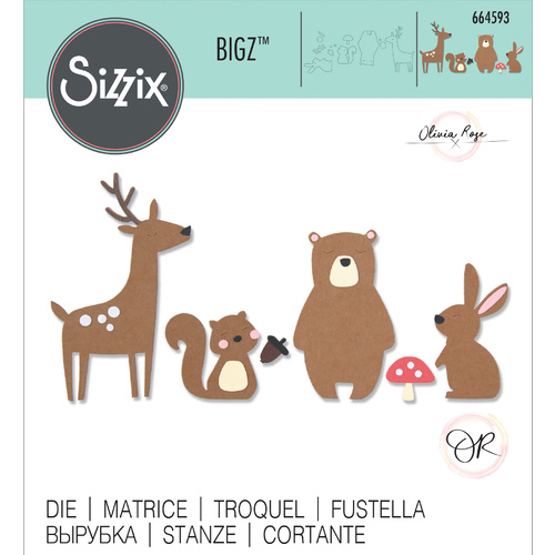 Sizzix Bigz Die Forest Friends by Olivia Rose