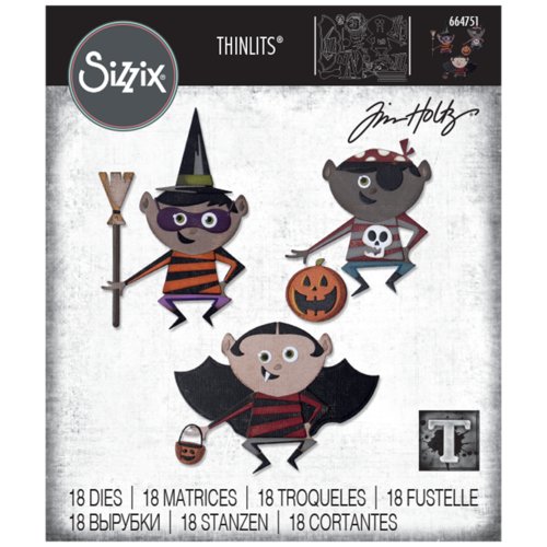 Sizzix Thinlits Die Trick or Treater by Tim Holtz