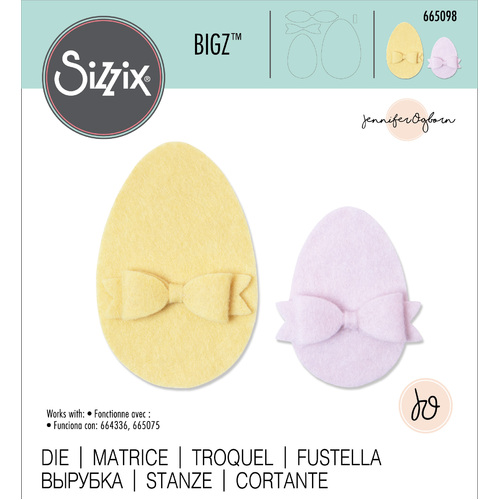 Sizzix Bigz Die - Easter Egg by Jennifer Ogborn
