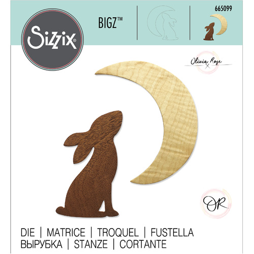Sizzix Bigz Die - Rabbit & Moon by Olivia Rose