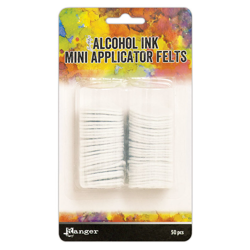 Tim Holtz Alcohol Ink Mini Applicator Replacement Circle Felt 50pk by Tim Holtz