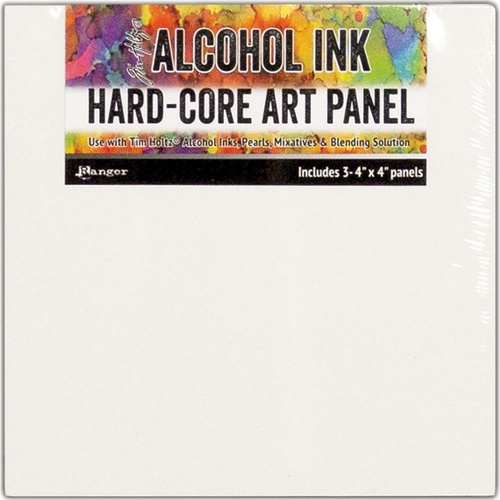 Tim Holtz Alcohol Ink Hard Core Art Panels 4x4"